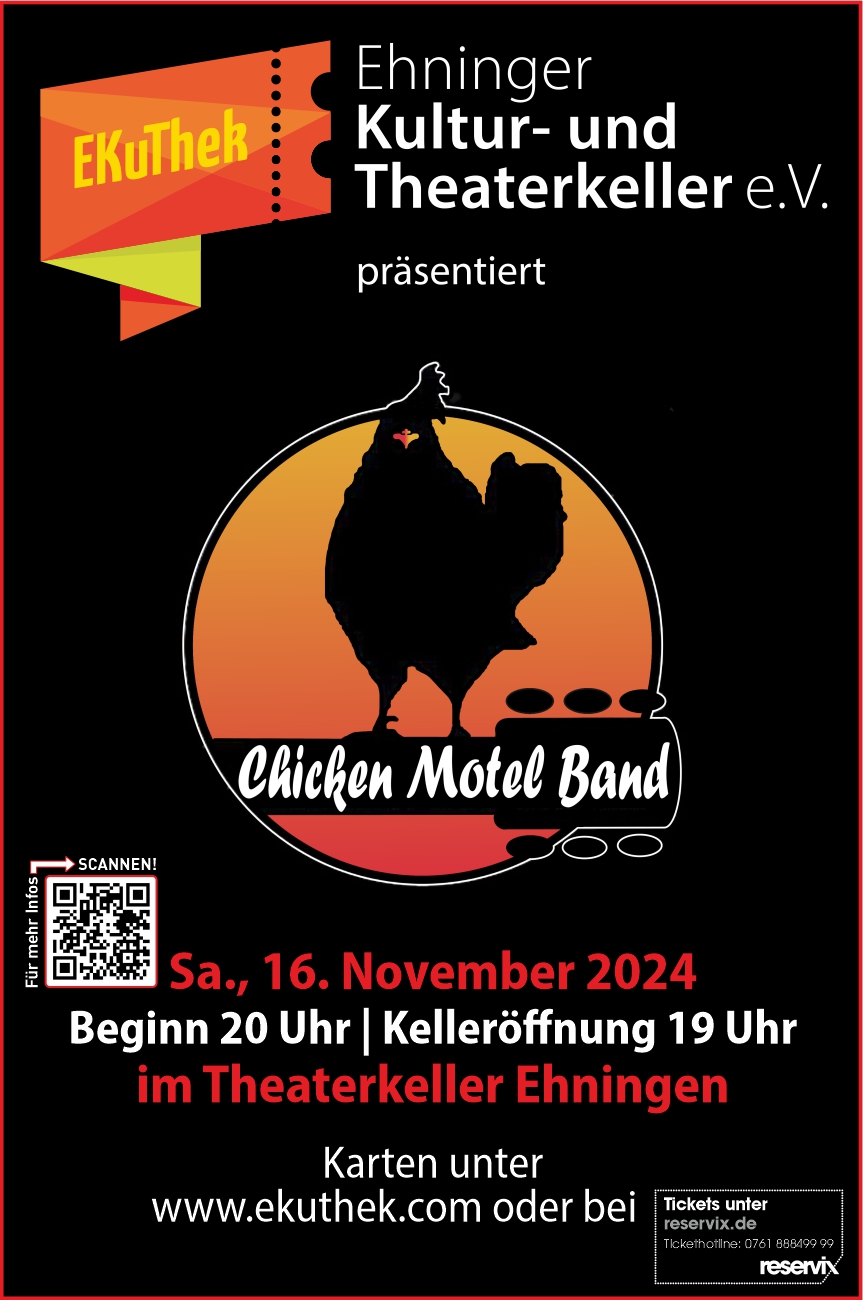 Anzeige Chicken Motel Band Internet neu