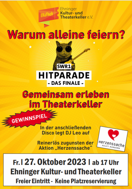 SWR 1 Hitparade Finale Plakat